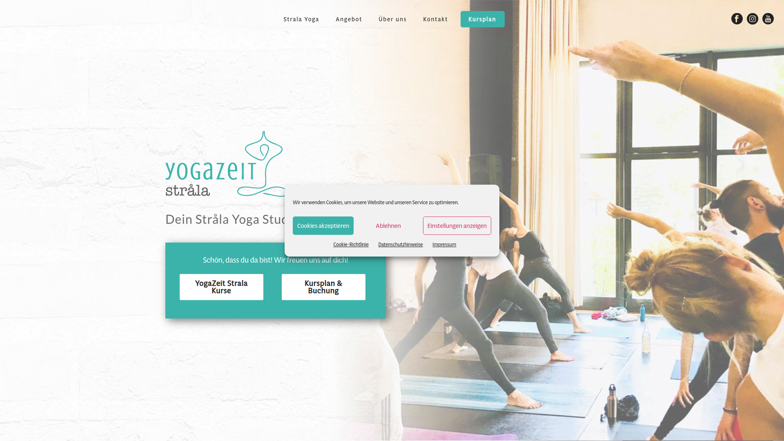 YogaZeit Berlin – Website Design WordPress website design project for YogaZeit Berlin yoga studio - designed by AfaqDesign
